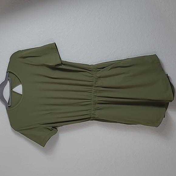 lululemon athletica Pants - Lululemon Lightweight High-Neck Romper Bronze Green Size 8
